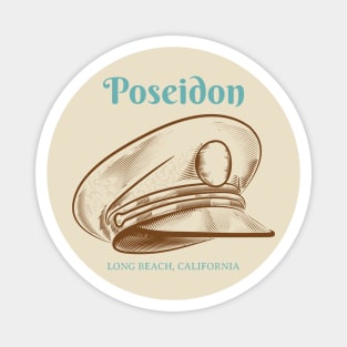 Ship Captain Poseidon Magnet